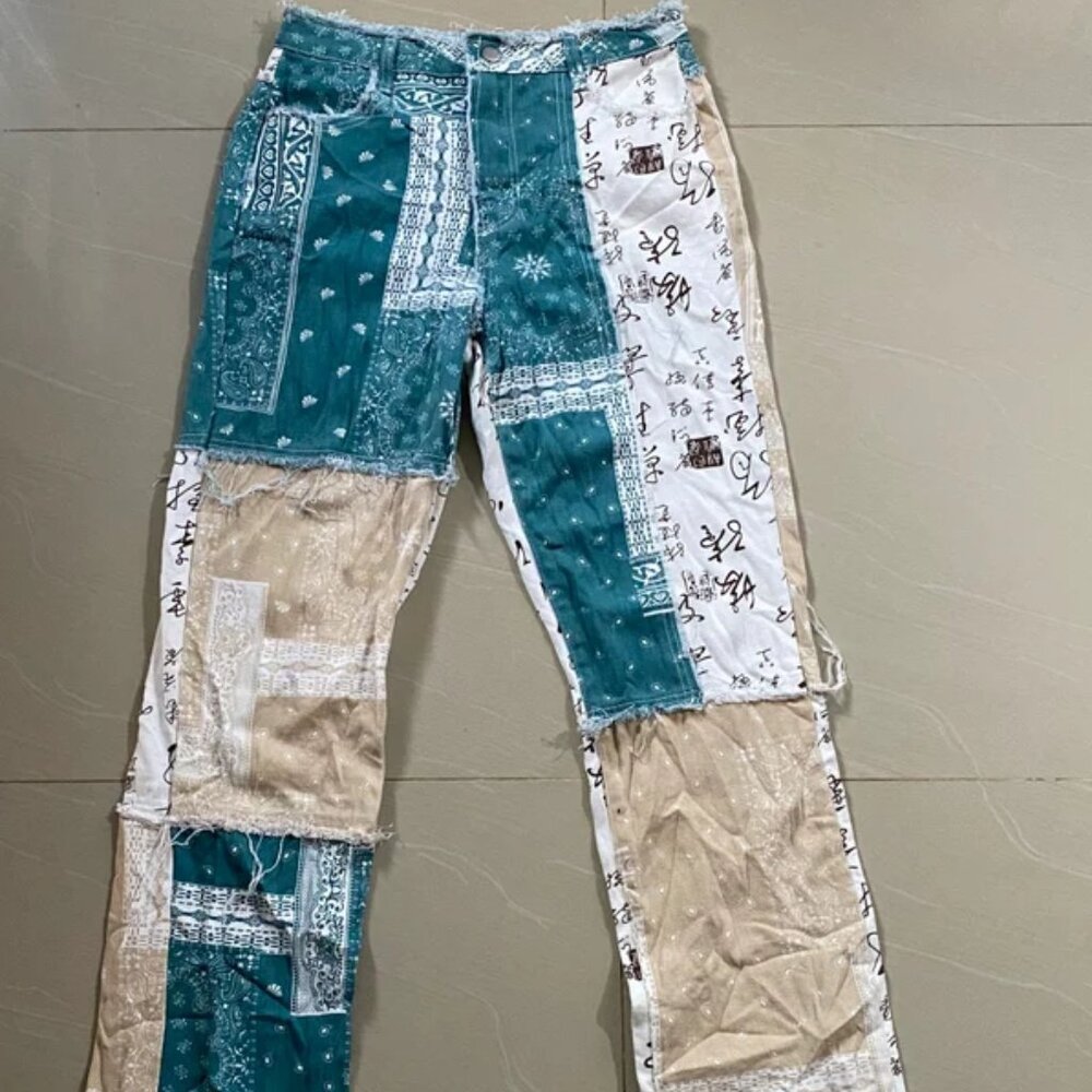 KAPITAL patchwork jeans